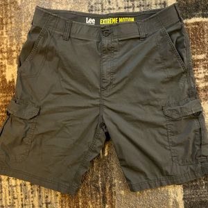 Men’s  Lee Extreme Motion Grey Cargo Shorts